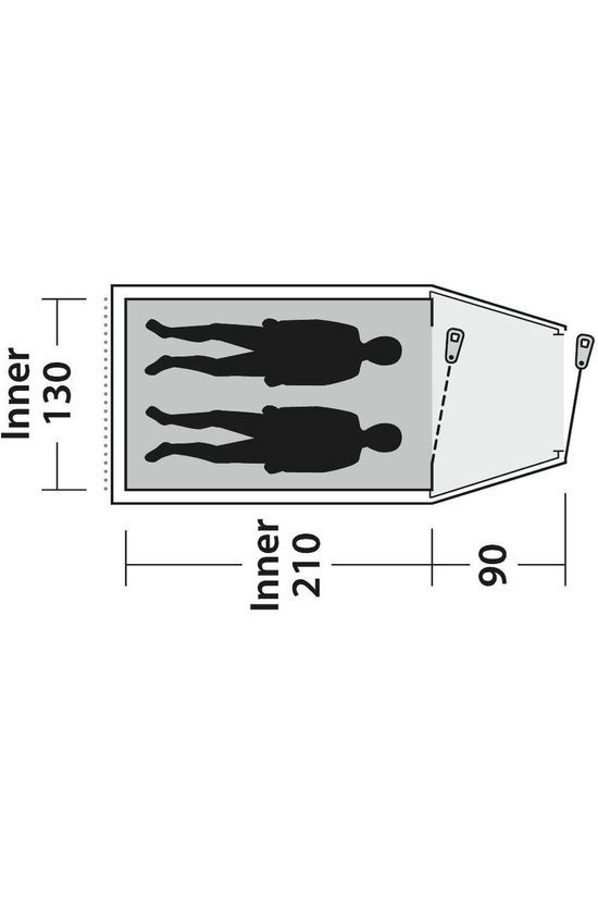 Outwell Tent Earth 2 Dark Blue/White