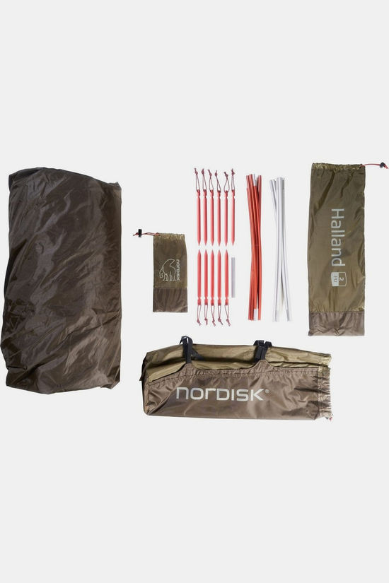 Nordisk Tent Halland 2 Pu (2.0) Dark Green/Dark Green