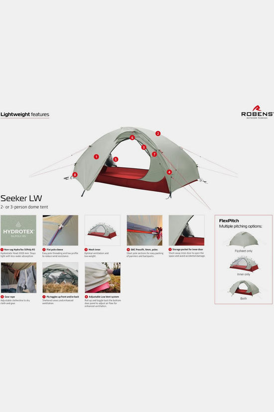 Robens Tent Seeker 3 LW light green