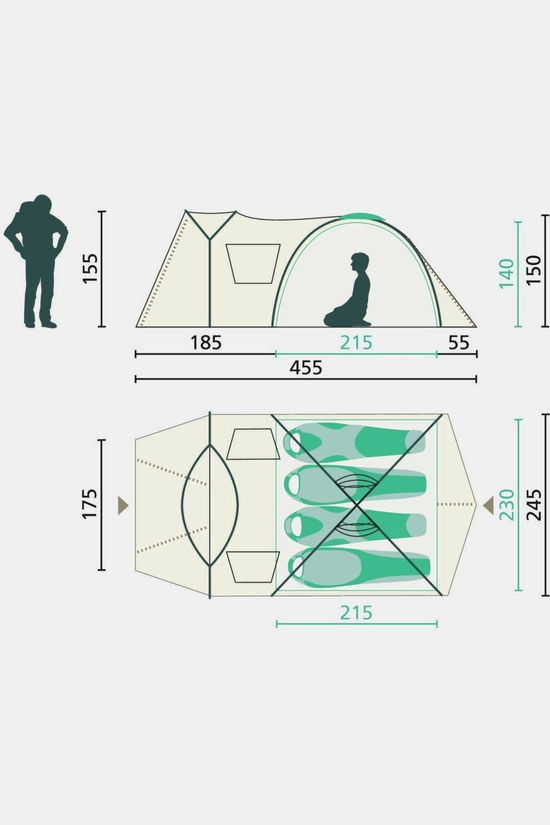 Jack Wolfskin Tent Grand Illusion IV White Pepper