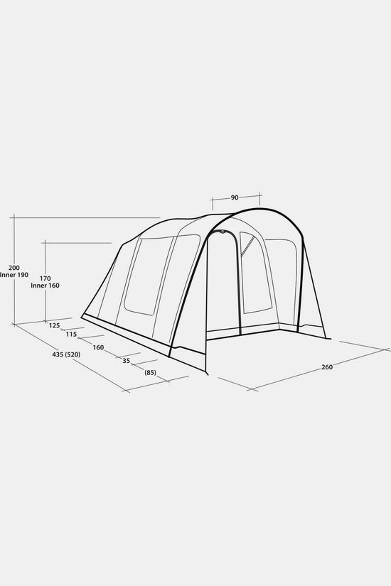 Outwell Tent Monterey 4 Air Dark Blue/Grey