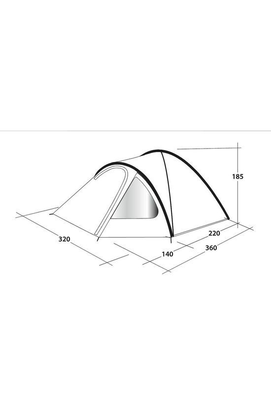 Outwell Tent Cloud 5 Dark Blue/White
