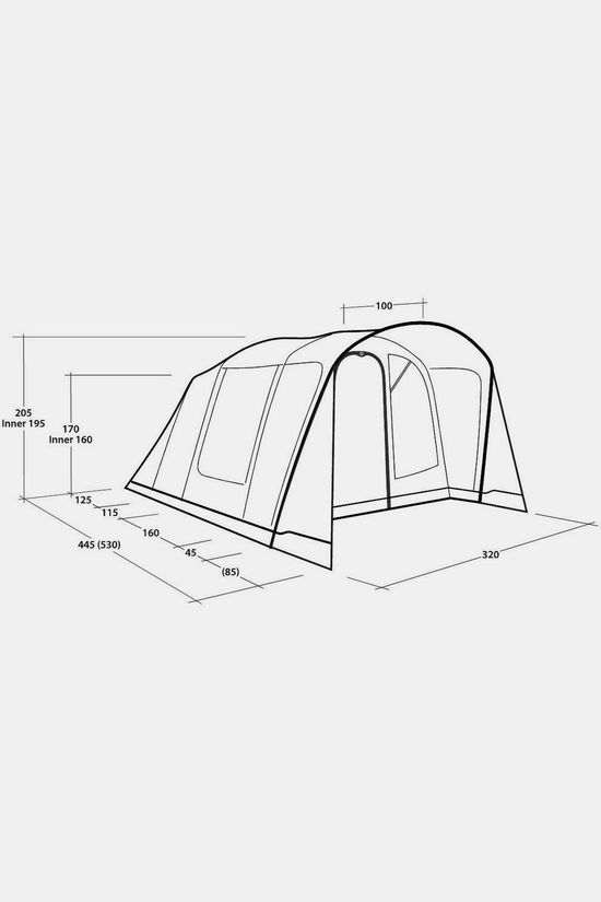 Outwell Tent Monterey 5 Air Blue