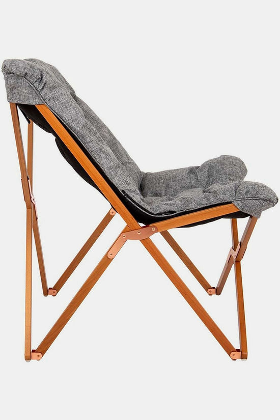 Bo-Camp Chaise De Camping Uo Relaxstoel Bloomsbury Comfort Grijs