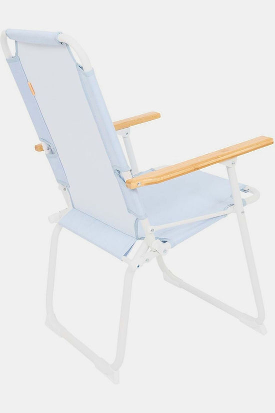Bo-Camp Chaise De Camping Pa Stoel Mosset M Blauw