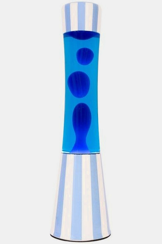 Fisura Staanlamp Tower Lava Lamp Blue Stripes