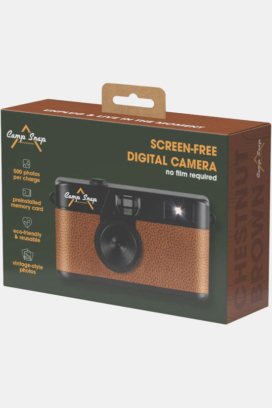 Camp Snap Cadeau Gift Cs Digital Camera brown