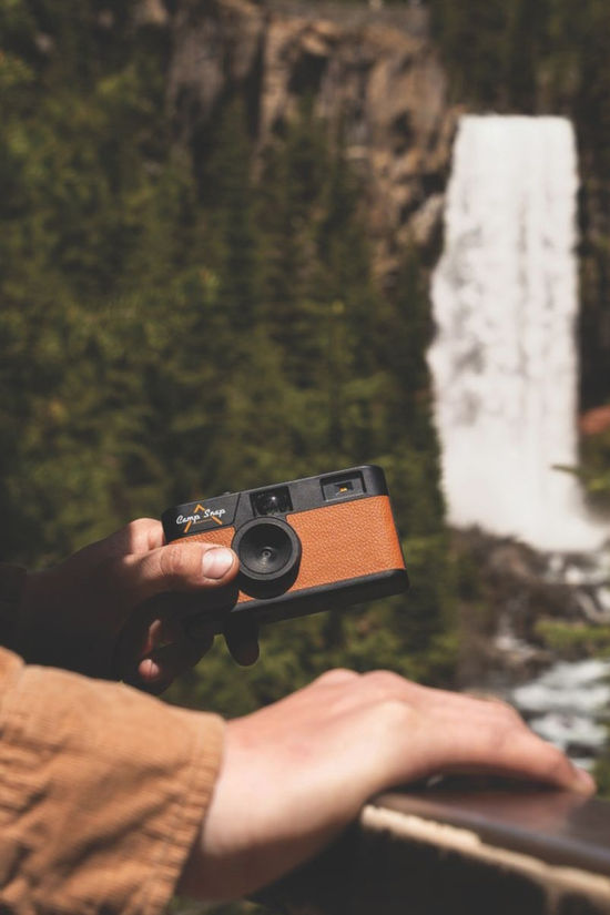 Camp Snap Cadeau Gift Cs Digital Camera brown