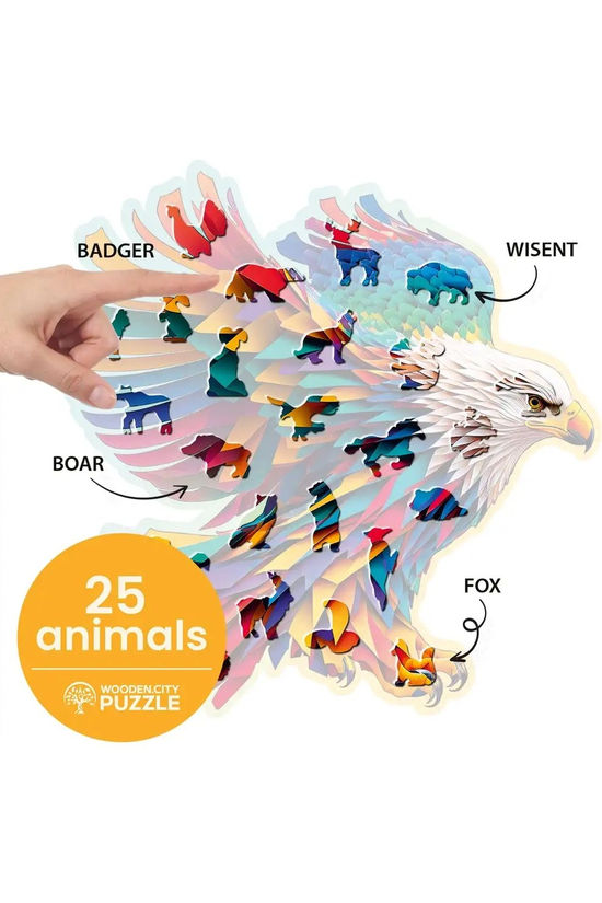 WOODEN CITY Jouets Puzzle Bright Eagle 250/25 None