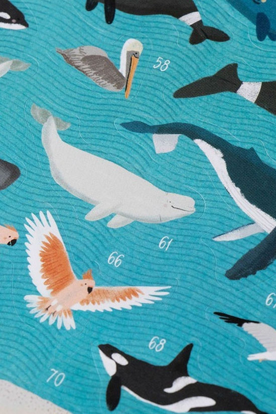 Londji Jouets Animal World Poster & Stickers No colour