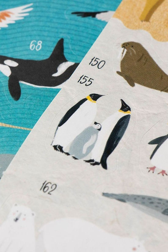 Londji Jouets Animal World Poster & Stickers No colour