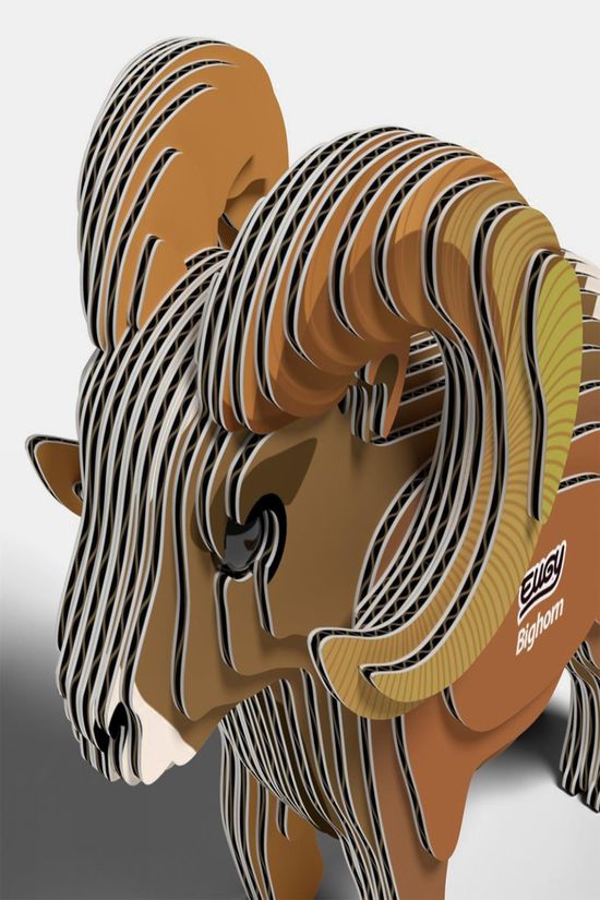 Eugy Jouets Toy Eug 3D Model Dikhoornschaap No colour