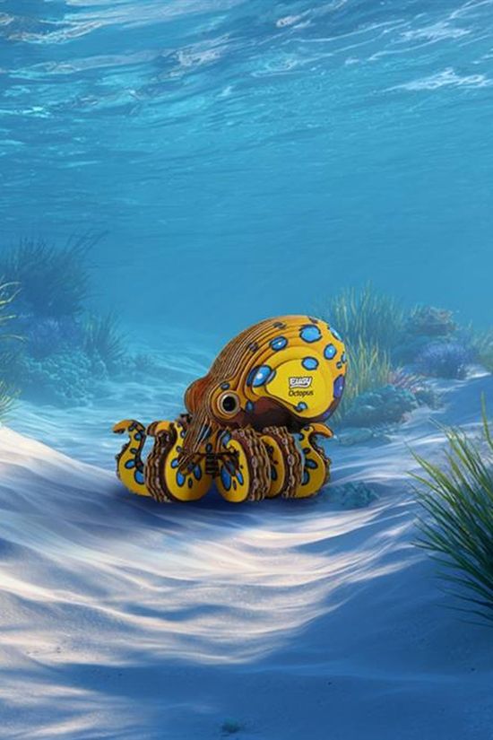 Eugy Jouets Toy Eug 3D Model Octopus No colour