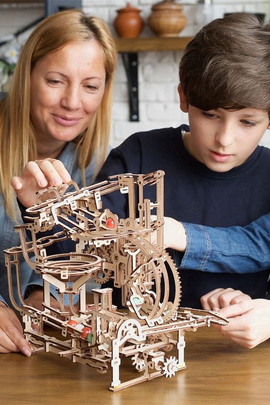 Ugears Speelgoed Knikkerbaan Traptakel No colour