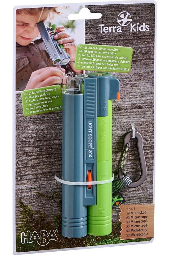 Haba Speelgoed Microscope mid green/mid grey