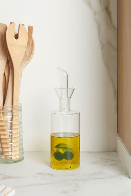 Balvi Ustensiles De Cuisine Cruet Olives 350 Ml No Drip Glass Geen