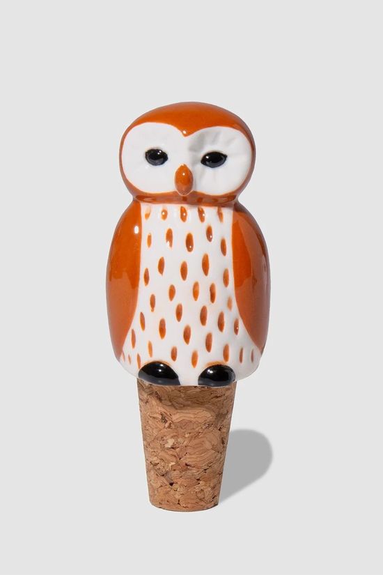 Doiy Ustensiles De Cuisine Forest Owl Bottle Stopper None