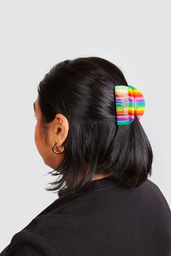 EAT MY SOCKS Textiel Accessoire Hair Claw Rainbow Ass. Rainbow