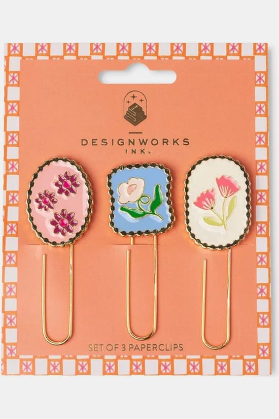 Designwork Ink Accessoire De Bureau Framed Floral Bookmark - Magnolia Assorted / Mixed