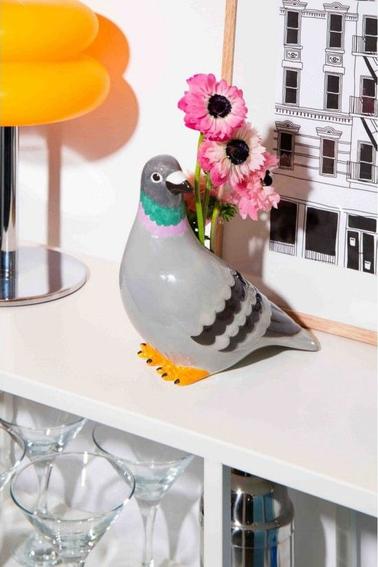 Doiy Vaas Vase, M, Pigeon Geen