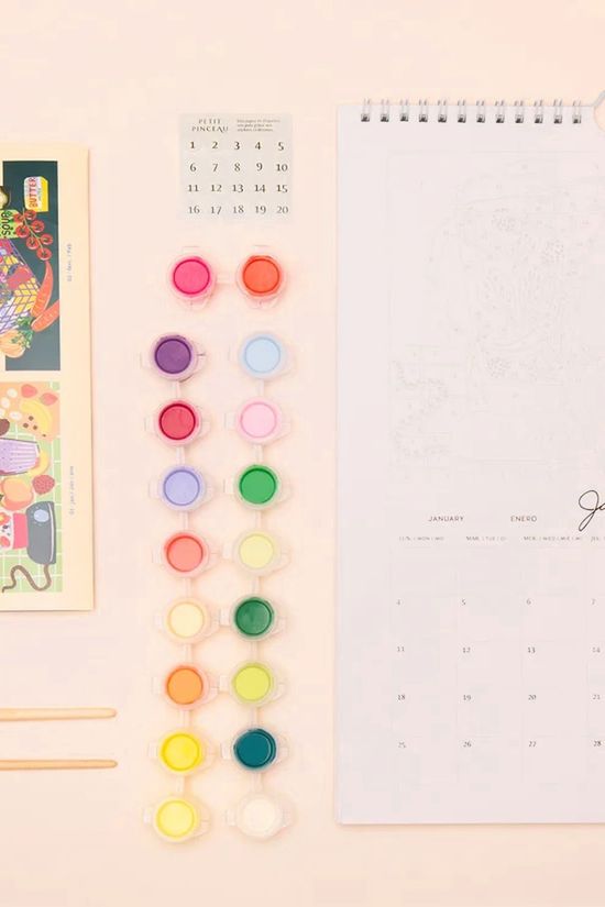 La Petite Epicerie Accessoire De Maison Calendar To Color 2027 No colour