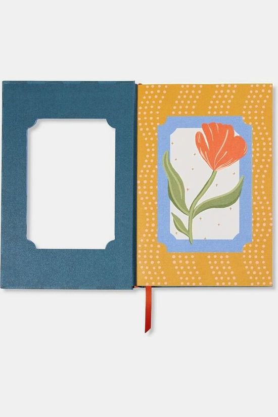 Designwork Ink Agenda Framed Floral Journal - Poppy Blue/Assorted / Mixed