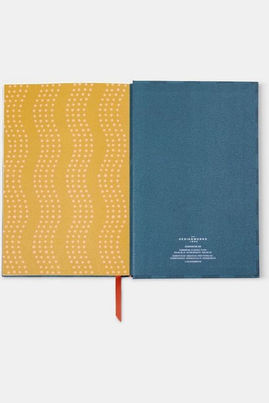 Designwork Ink Agenda Framed Floral Journal - Poppy Blue/Assorted / Mixed