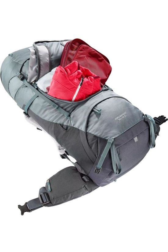 Deuter Verhuur - Rugzak Aircontact 50+10 Sl light grey/dark grey