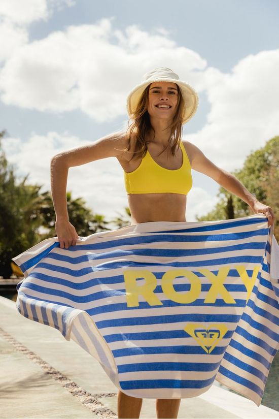 Roxy Serviette de Plage Pretty Stripy Tapioca