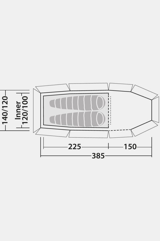 Robens Produit de location - Tente Nordic Lynx 2 Dark Grey