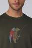 icebreaker T-Shirt M Mer 150 Tech Lite Ss Tee Bear Catch Dk Loden