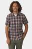 Ayacucho Chemise Rambler Shirt Ss M Sargasso Sea Check