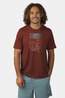 Smartwool T-Shirt Men'S Winding Trail Active Short Sleeve Burnt Sienna
