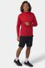 Ayacucho Polaire Nagano ¼ Zip Ls T-Shirt M Ketchup