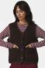 Ayacucho Gilet Grasmere Wool Fleece Vest W Brown