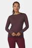 Ayacucho T-Shirt Midweight Merino T-Shirt Ls W Huckleberry