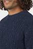 Ayacucho Pull Vagur Cable Jumper M Fishermen (Mid Blue)