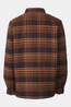 Ayacucho Hemd Creek Padded Flannel Check Shirt Ls M Orange Rust/Brown Check