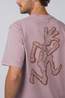 Gramicci T-Shirt Livin' Tee Pigment Dyed Lilac Pigment