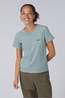 Patagonia T-Shirt P-6 Logo Responsibili-Tee Blue Sage