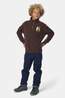 Ayacucho Polaire René Fleece 1/2 Zip B Dark Brown