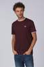 Fred Perry T-Shirt Twin Tipped Sharp Oxblood/Ecru