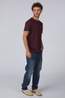 Fred Perry T-Shirt Twin Tipped Sharp Oxblood/Ecru
