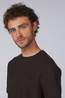 Fred Perry T-Shirt Trim Detail Crepe Pique Tshirt Sharp Rich Brown
