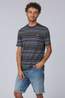 Lyle & Scott T-Shirt Multi Stripe Short Sleeve T-Shirt Legacy Dark Navy