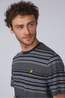 Lyle & Scott T-Shirt Multi Stripe Short Sleeve T-Shirt Legacy Dark Navy