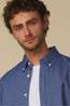 Superdry Chemise Preppy Oxford L/S Shirt Indigo Blue Chambray