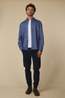 Superdry Chemise Preppy Oxford L/S Shirt Indigo Blue Chambray