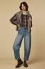 Jc Sophie Hemd Parole Blue/Sand Check