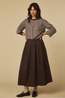 Jc Sophie Cardigan Pepita Shiitake